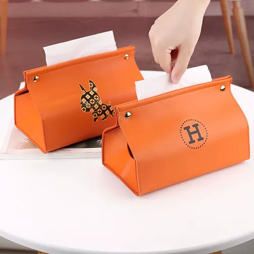 Коробка для бумажного полотенца Nordic ins Car Armrest Box рисует творческий высокий высокий свет роскошная гостиная кухня туалетные дома изысканные