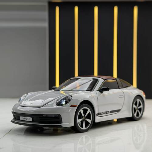 敞篷保时捷911合金跑车模型礼物