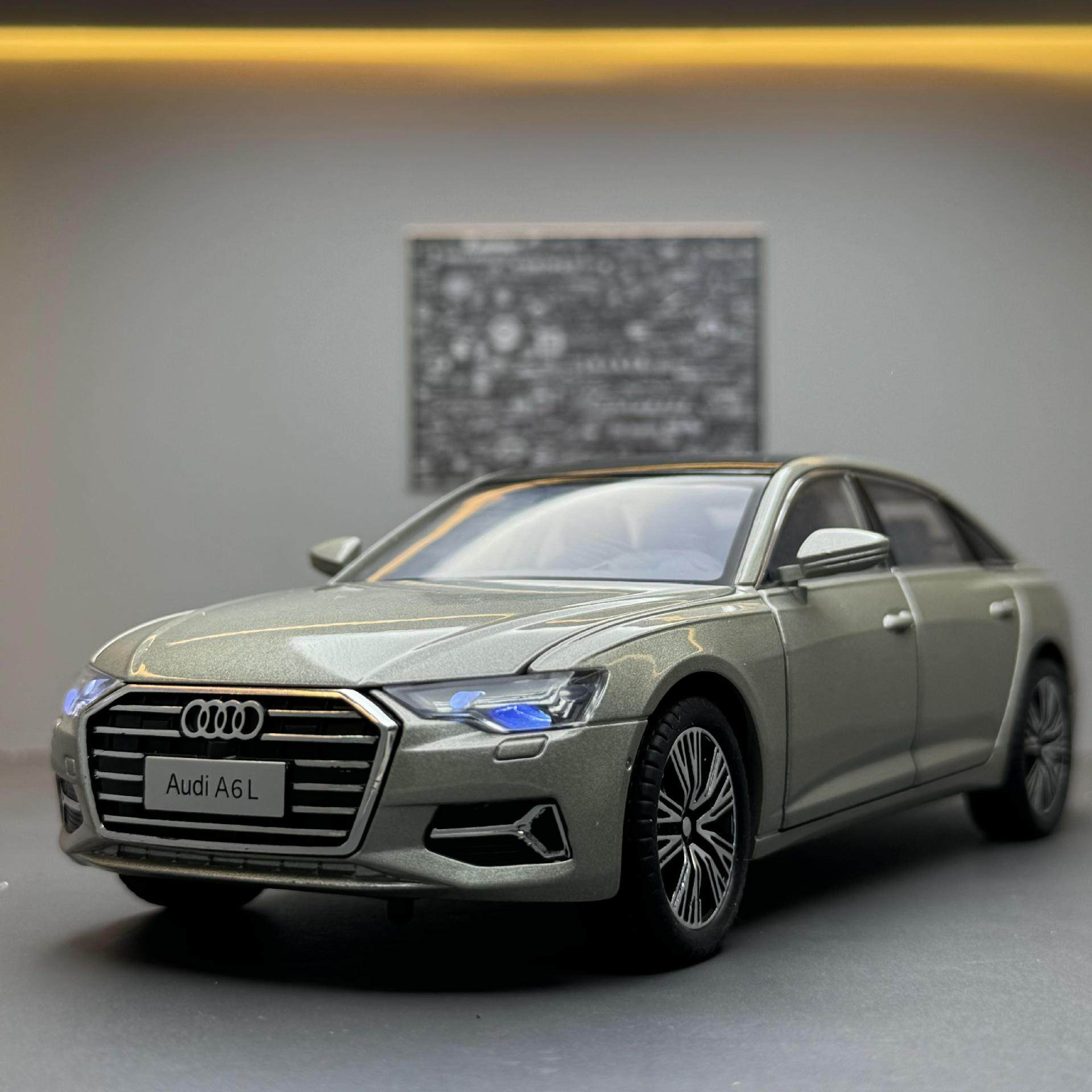 奥迪A6L合金汽车模型玩具车礼物