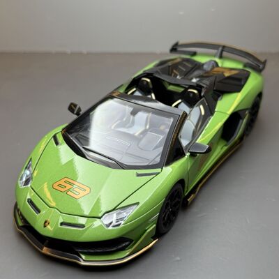 兰博SVJ63敞篷声光回力汽车模型