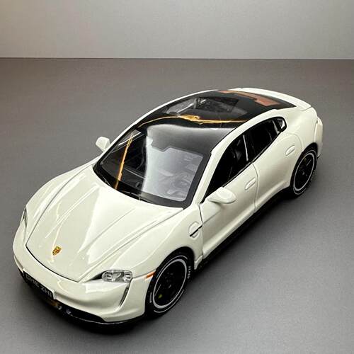 保时捷Taycan合金跑车模型玩具车