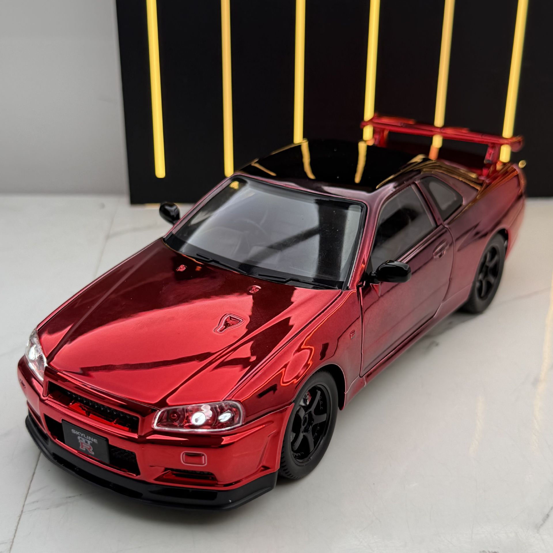 战神GTR合金跑车模型玩具车礼物
