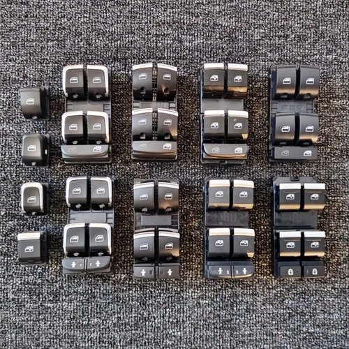 奥迪A4LA5A6LA8Q3Q5Q7车门玻璃开关 升降器按键 后门车窗升降开关