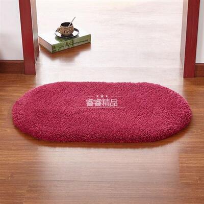 oval water absorption carpet bathroom floor mat foot pad地毯