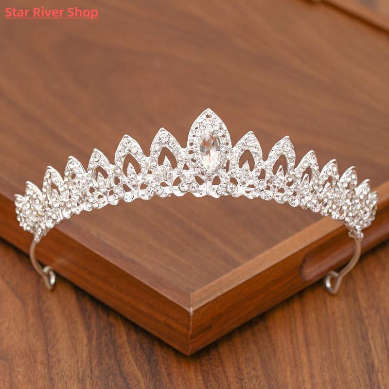 Bridal Tiara Hair Crown Wedding Hair Accessories For Women S