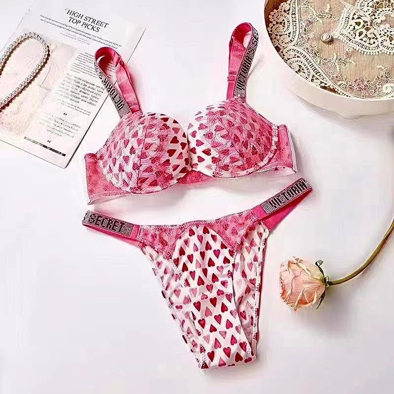 豹纹印花舒适蕾丝美背文胸薄款女士小胸聚拢内衣调整型无痕文胸