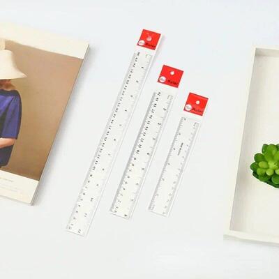 15cm 20cm 30cm Straight Ruler Transparent Plastic Ruler Draw