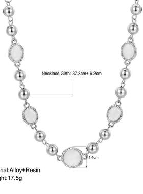 Necklace women Clavicular chain轻奢锁骨链月光石星芒项链ins风