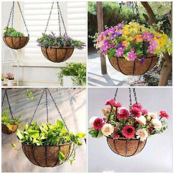 2 Pcs Home Decoration Hanging Planter Wall Wall-mounted