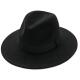 top fedora shipping Free wide black unisex jazz hat brim