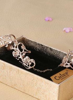 New conjoined personality rose ring fashion a batch of exqui