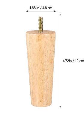 4 Pcs High Quality Wooden Cabinet Legs Sofas Retro