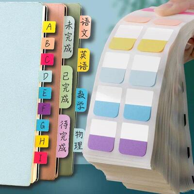 240Paste Transparent Index Tabs Sticky Notes Writable Labels