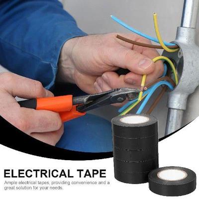 6 Rolls Electrical Tape Colored Duct Waterproof High Temp