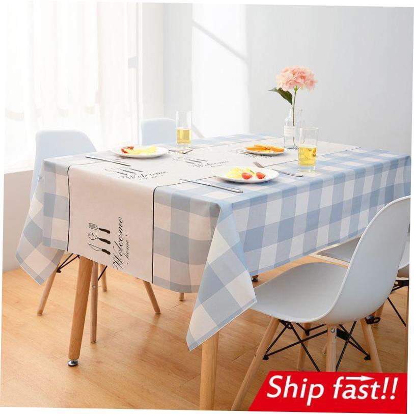waterproof tablecloth plastic washable  table cover mat big