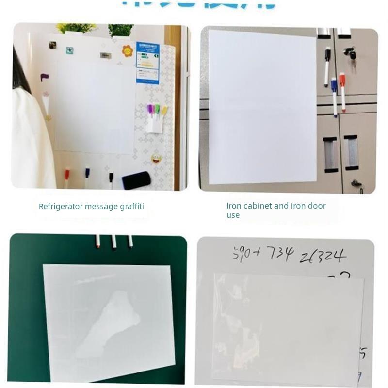 Whiteboard attached to blackboard magnetic writing board白板