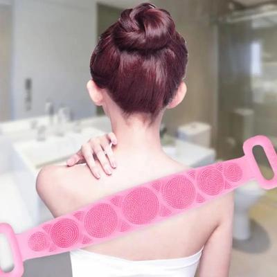 Hot Sell 5 Color Silicone Body Brush Back Scrubber Bath Towe