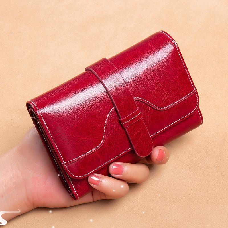 Woman Wallet Genuine Leather Wallets for Women Fashion Luxur