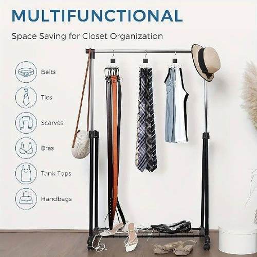Belt Hanger 360° Rotating Closet Belt Organizer Space