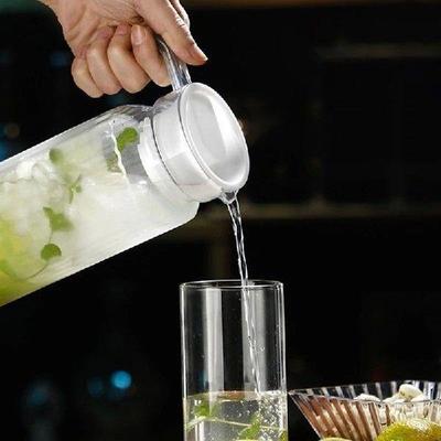 1.1L Water Juice JUG Pitcher Plastic Transparent Bottle For