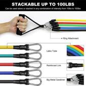 Rope Pull Rubber Band Elastic Fitness Yoga Resistance