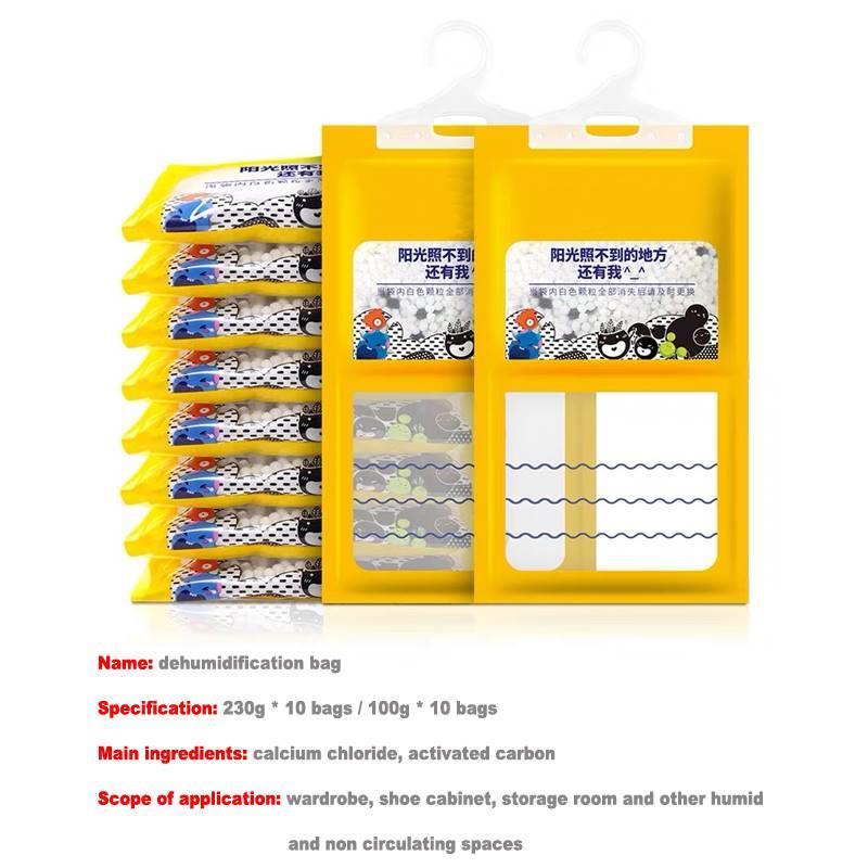 10PCS Moisture desiccant repellent wardrobe dehumidifier bag
