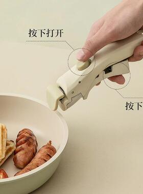 Non stick pot set with detachable handle universal pot handl