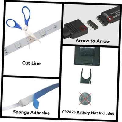 1LED Strip Lights for Room Ice Lights TV Backlight Color RGB