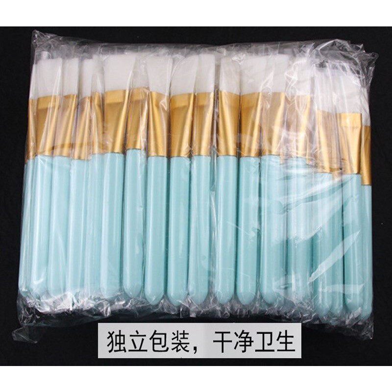 泥膜专用涂面膜小刷子调膜棒美容软毛硅胶双头脸部工具水疗美容院