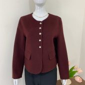 小香风羊毛呢外套女短款 2025秋冬新款 高级感妈妈气质减龄呢子上衣