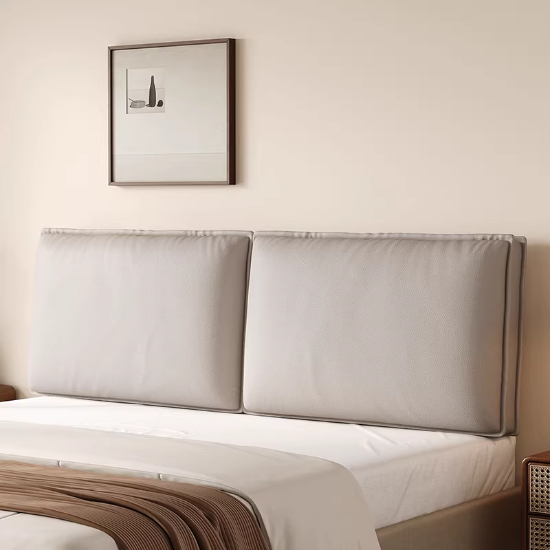 猫抓皮床头软包靠背黑色简约高级感无床头靠垫防撞大靠枕床头套罩,居家布艺,床头靠垫,淘宝优惠券,粉丝福利购,淘宝优惠卷