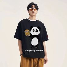 CLOT T恤 McSpicy麦当劳熊猫汉堡联名印花小众潮流男女宽松短袖