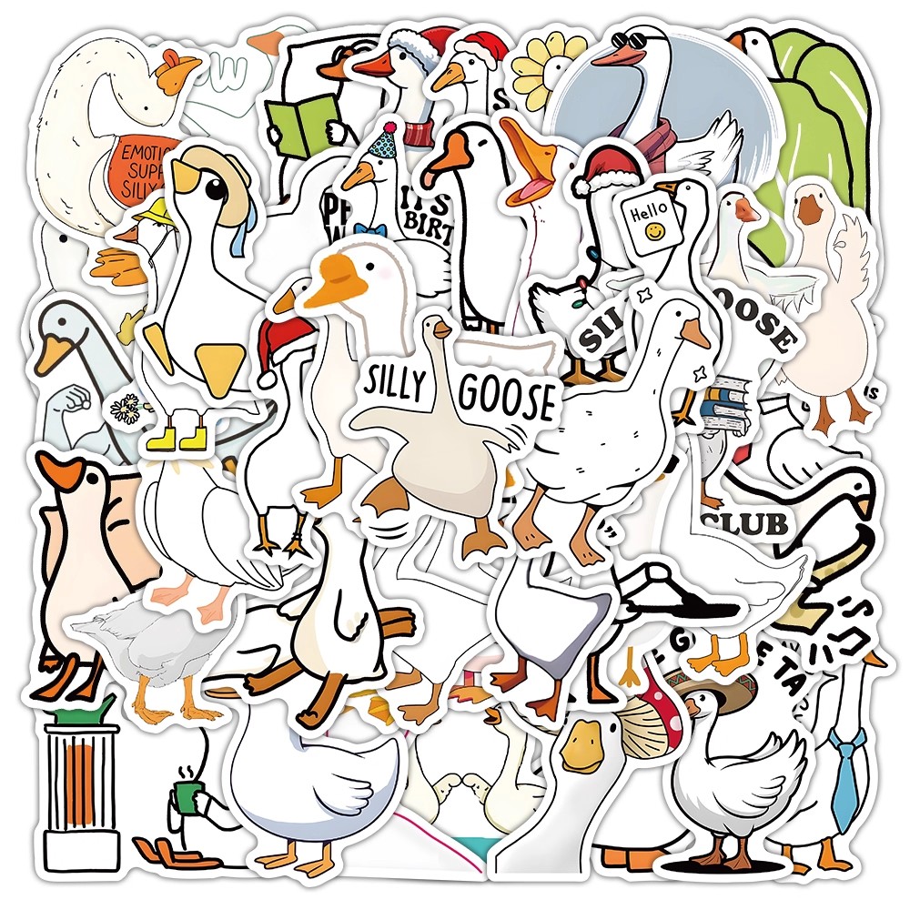 54张抓大鹅游戏周边贴纸