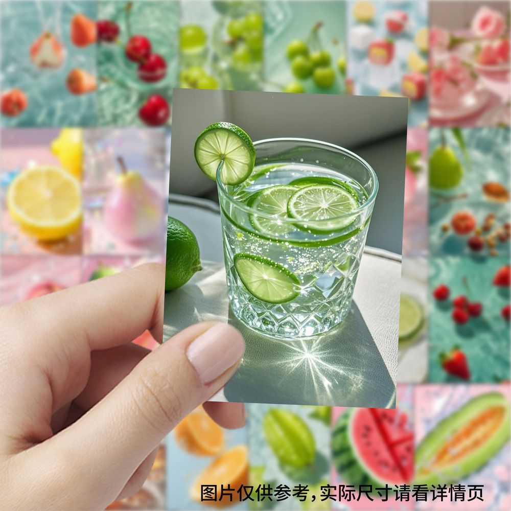 夏日水果小清新壁纸贴纸简约卡通189张创意手机手账装饰贴画防水图片