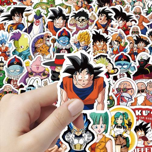 200贴七龙珠贴纸人物周边装饰行李箱防水涂鸦手机贴画diy手账素材