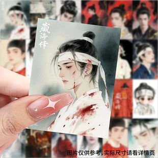 藏海传插画壁纸肖战海传贴纸高颜值创意周边笔记本桌面手机装饰