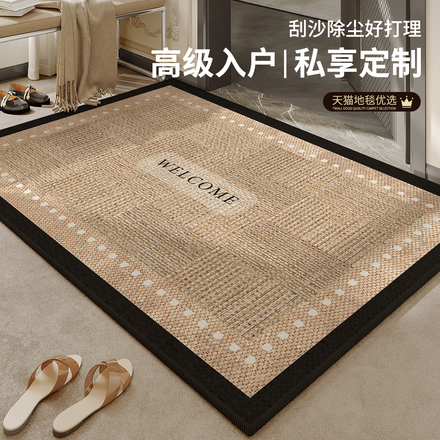 2025新款高端门垫脚踏垫入户门地垫门口进门专用室外地垫地毯家用