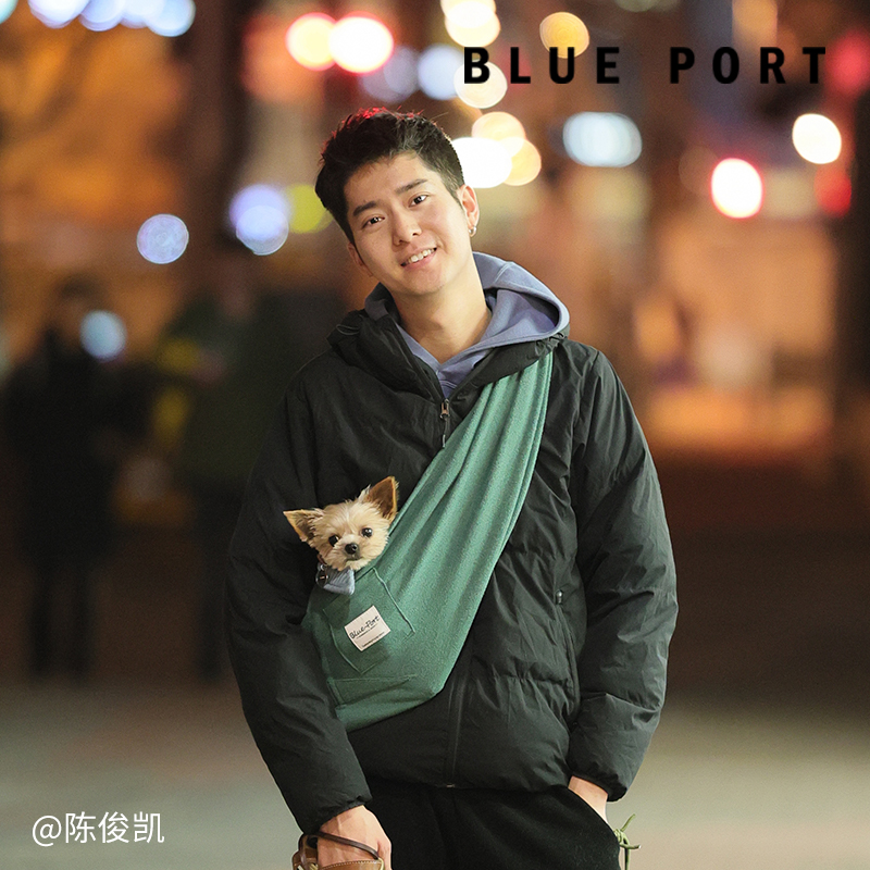blueport小型犬猫便携斜挎包