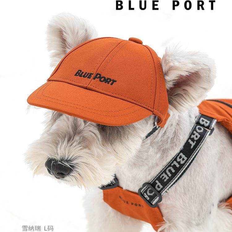BluePort宠物棒球帽雪纳瑞柴犬约克夏防晒狗帽宠物外出帽子