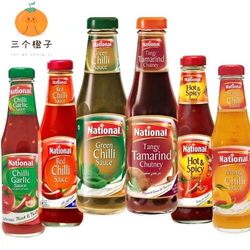 National chili chilli sauce 300g red green chilli chutney