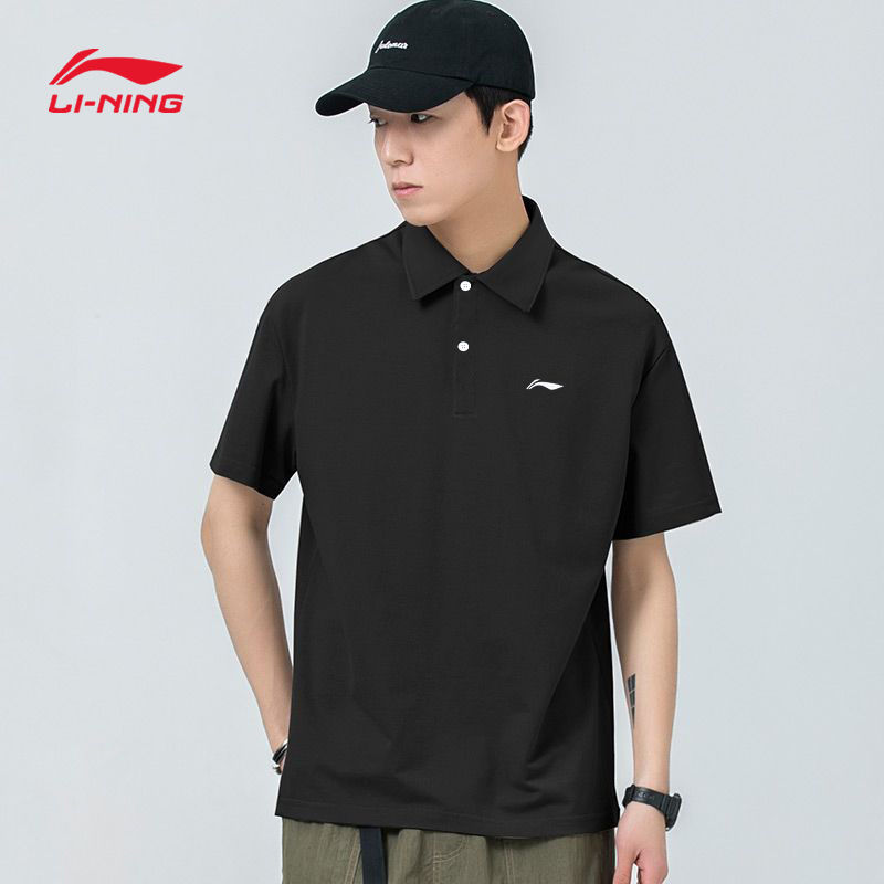 男polo衫李宁夏季新款