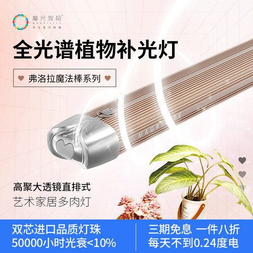 魔光驾稻多肉植物补光灯专研光普