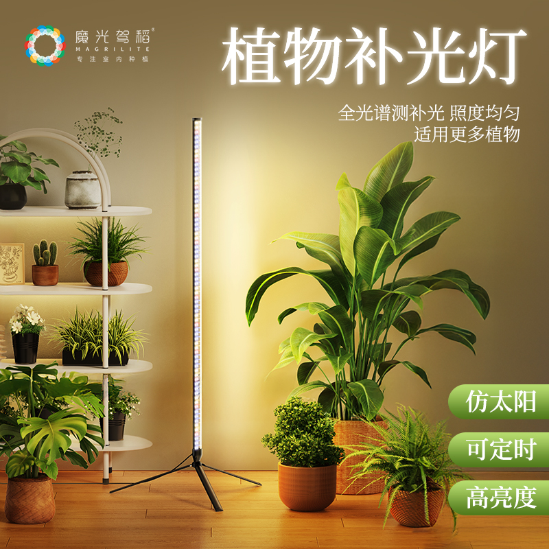 魔光驾稻侧发光植物补光灯落地式