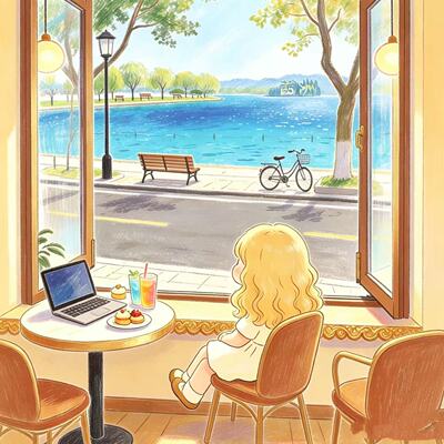 情绪疗愈内心意象插画真人定制