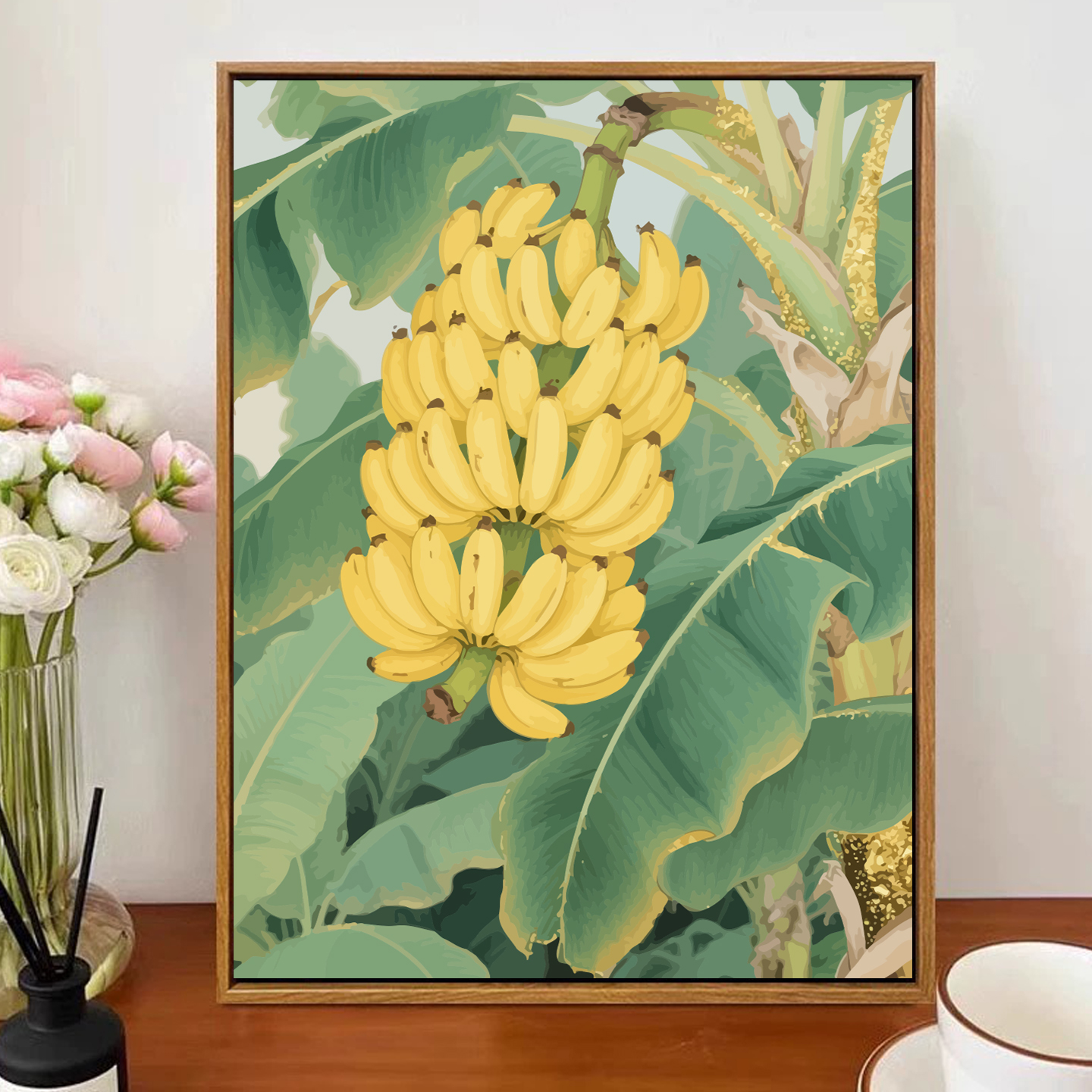 不要焦虑手工diy数字油画装饰画