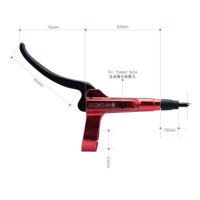 NFOX山地车油刹套件自行车油碟油压碟刹器液压刹车器通用左后右前
