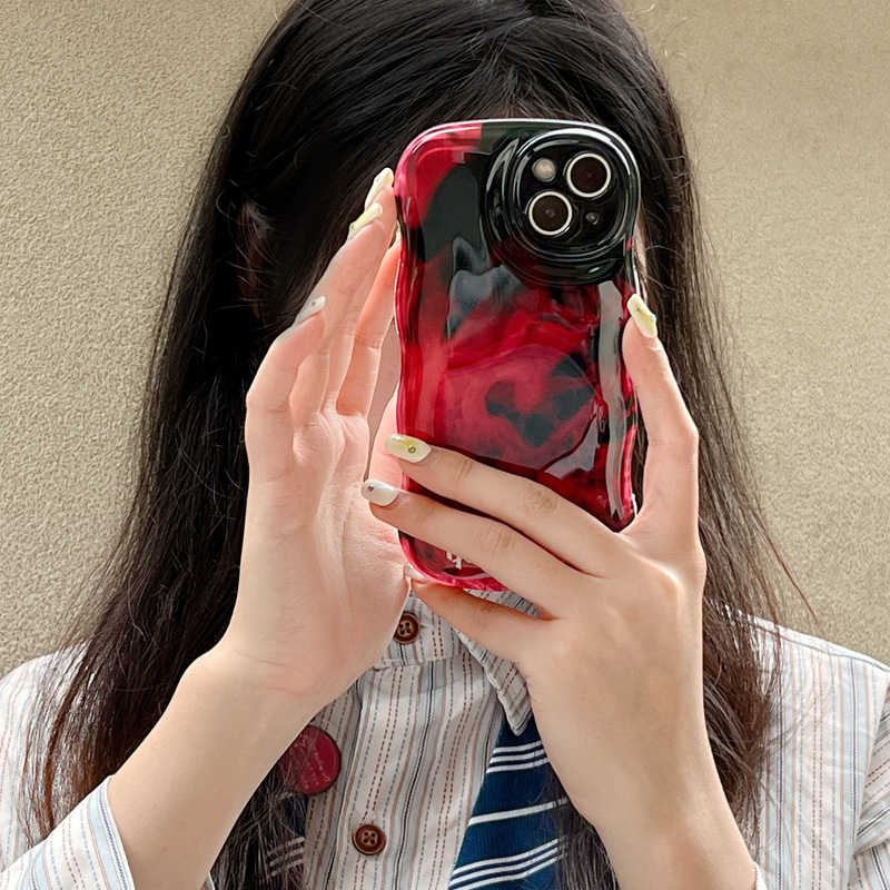 高级水墨晕染手机壳适用苹果14promax韩风iphone13新款12防摔11软使用感如何?