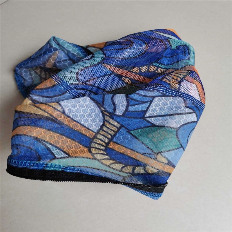 新款黑色拉链纳米速干防挂钩加深抄网布更换捞鱼网抄网兜布超网头