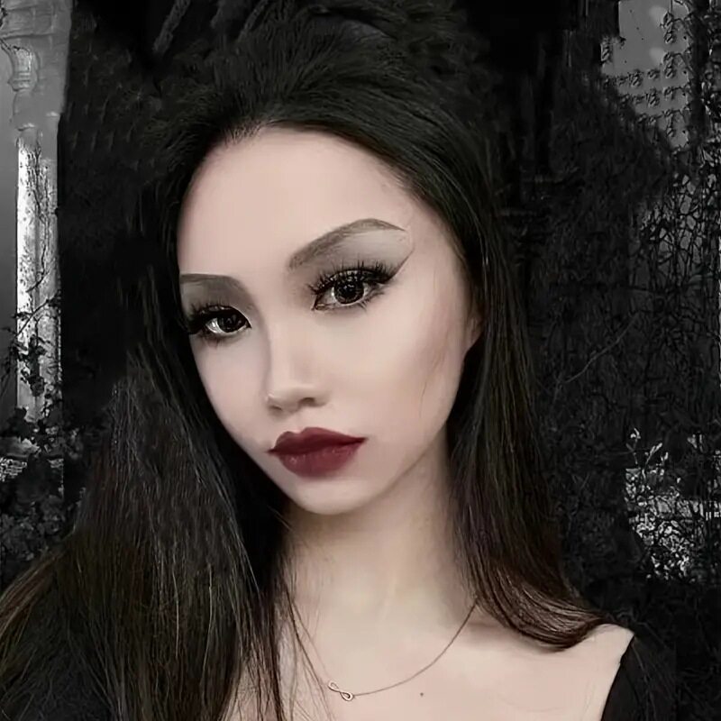 cosplay假发 亚当斯一家 addams假发 黑色中分长直发万圣节全头套