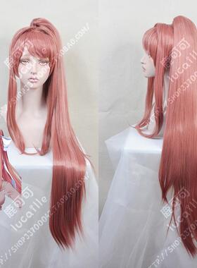 心跳心跳文学部 莫妮卡/Monika 角色虎卡COSPLAY假发